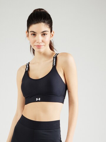 UNDER ARMOUR Bustier Sport bh 'Infinity 2.0' in Zwart: voorkant