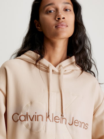 Calvin Klein Jeans Jurk in Beige