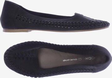 COX Flats & Loafers in 39 in Black: front