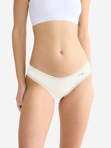 SLOGGI Slip ' Blue GO Crush ' in Wit: voorkant