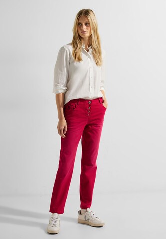 CECIL Regular Trousers in Red