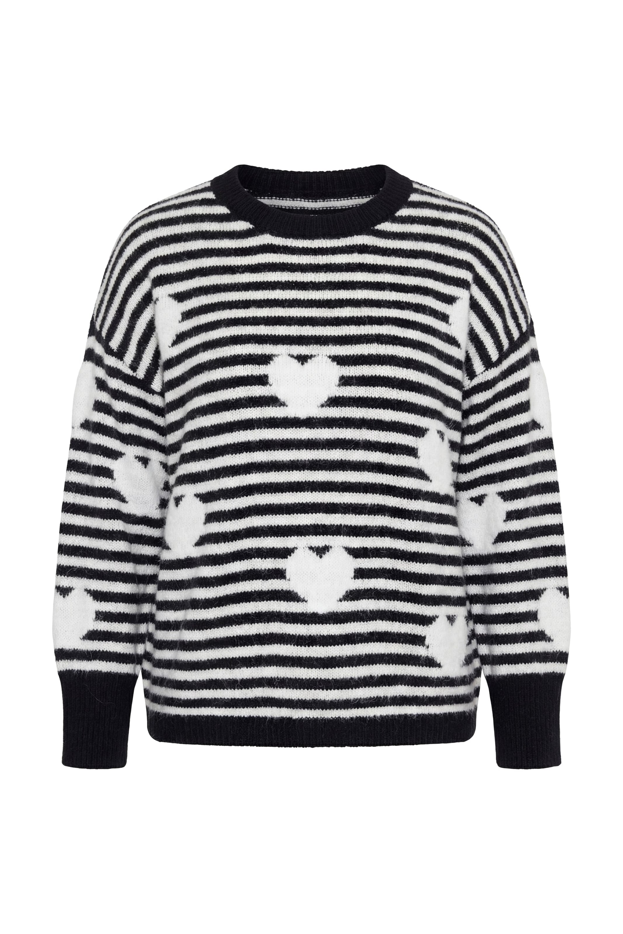 Ulla Popken Pullover in Schwarz: Vorderseite