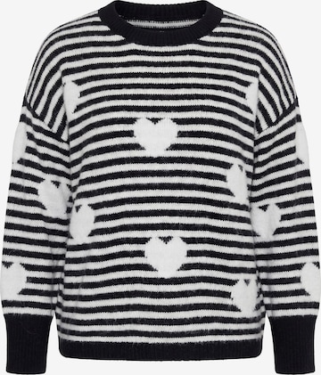 Ulla Popken Pullover in Schwarz: Vorderseite