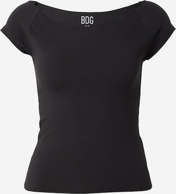 BDG Urban OutfittersMajica - crna boja: prednji dio
