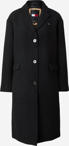 Tommy Jeans Between-seasons coat in Black: front