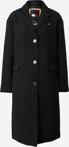 Manteau mi-saison Tommy Jeans en noir : devant