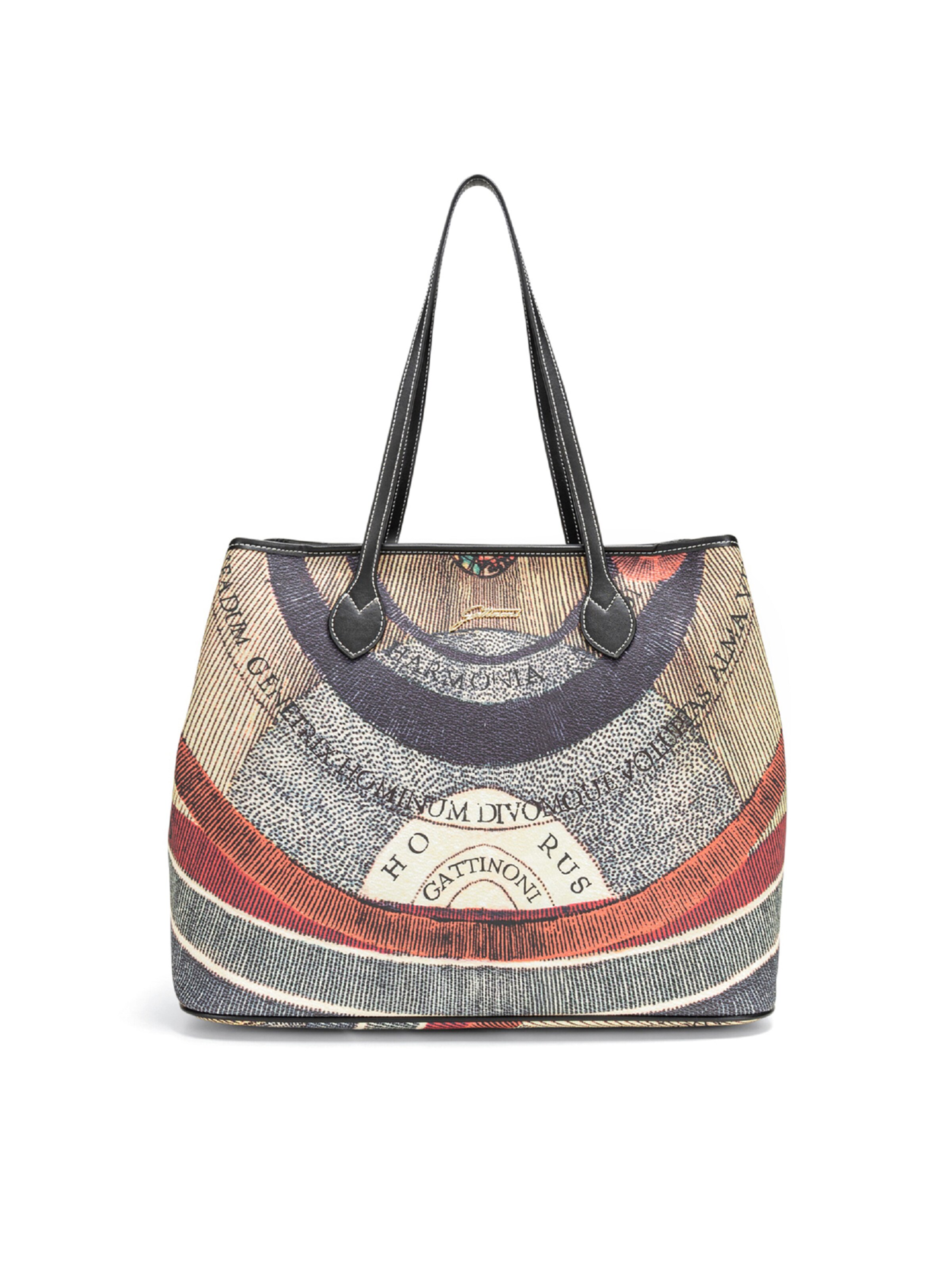 Cabas Gattinoni en mélange de couleurs