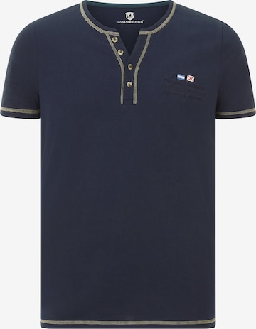 Jan Vanderstorm T-Shirt 'Haftor' in Blau: Vorderseite