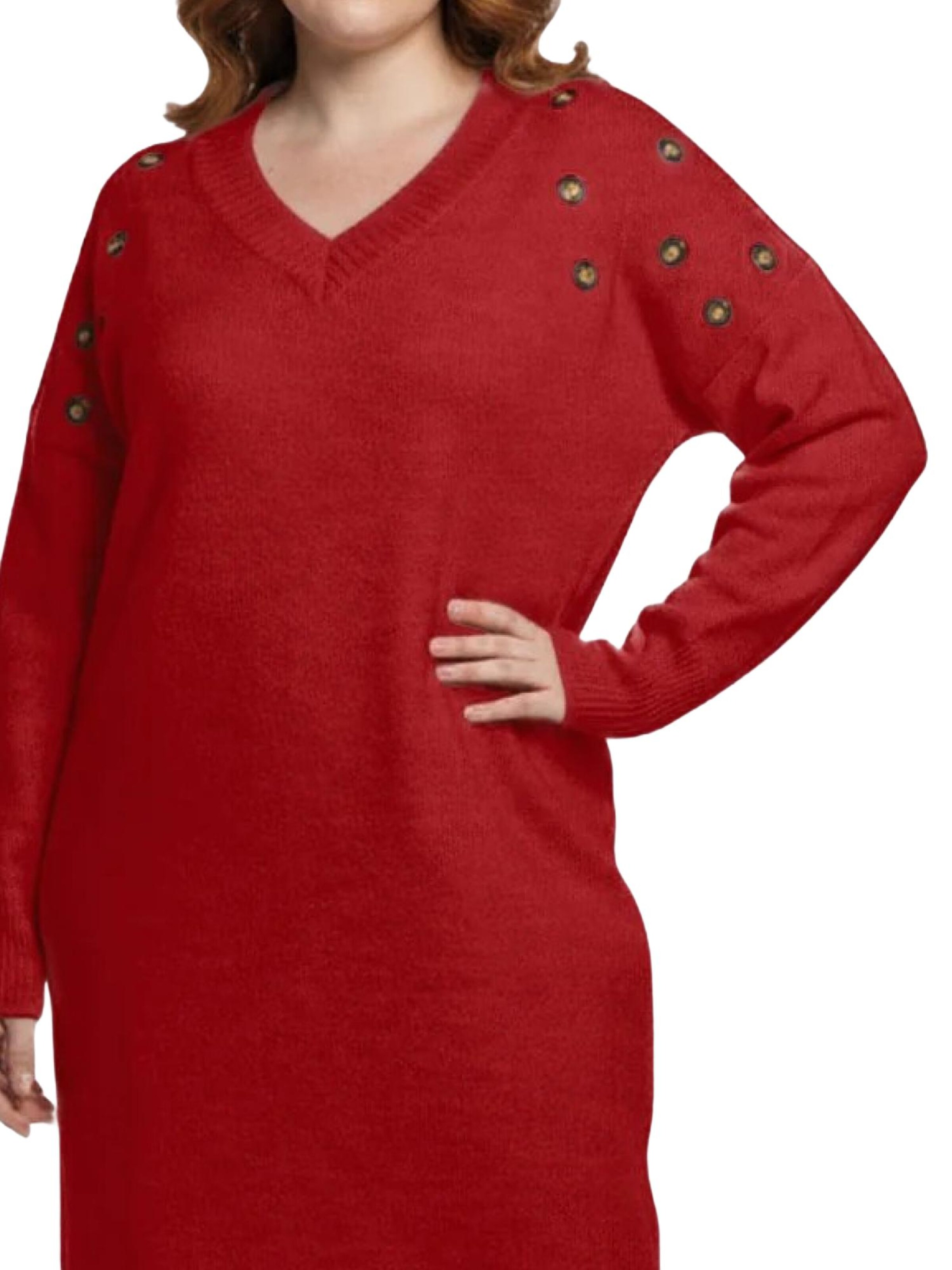 Shape Of You Kleid in Rot