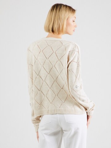 Happiness İstanbul Set: Strickjacke und Stricktop in Beige