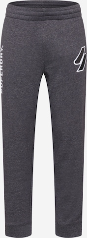 Superdry Workout Pants in Grey: front