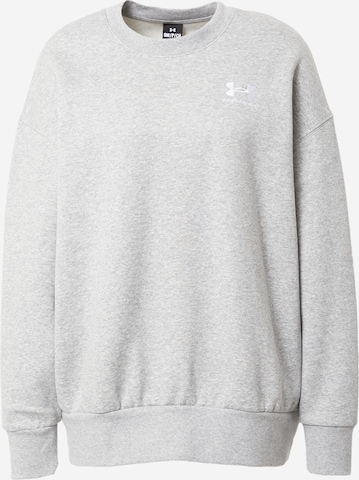 UNDER ARMOUR Athletic Sweatshirt in Grey: front
