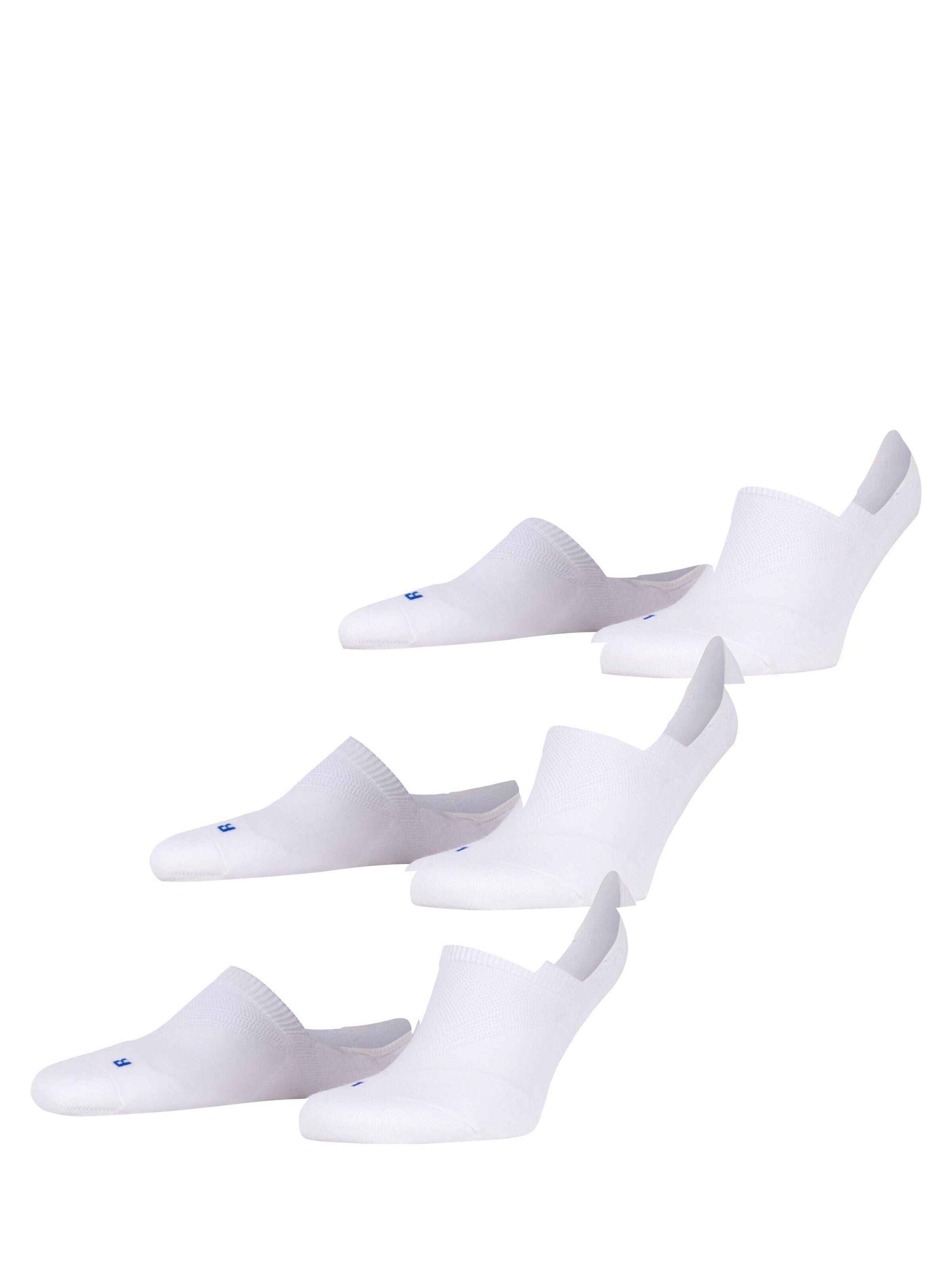 FALKE Füßlinge 'Cool Kick 3-Pack'‌‌‌‌‌‌‌‌‌‌ in Weiß: Vorderseite