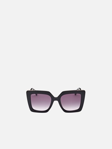 Max Mara Sonnenbrille 'Maxmara MM0051 Shiny black 52/21/140 Women Sunglasses'‌‌‌‌‌‌ in Schwarz: Vorderseite