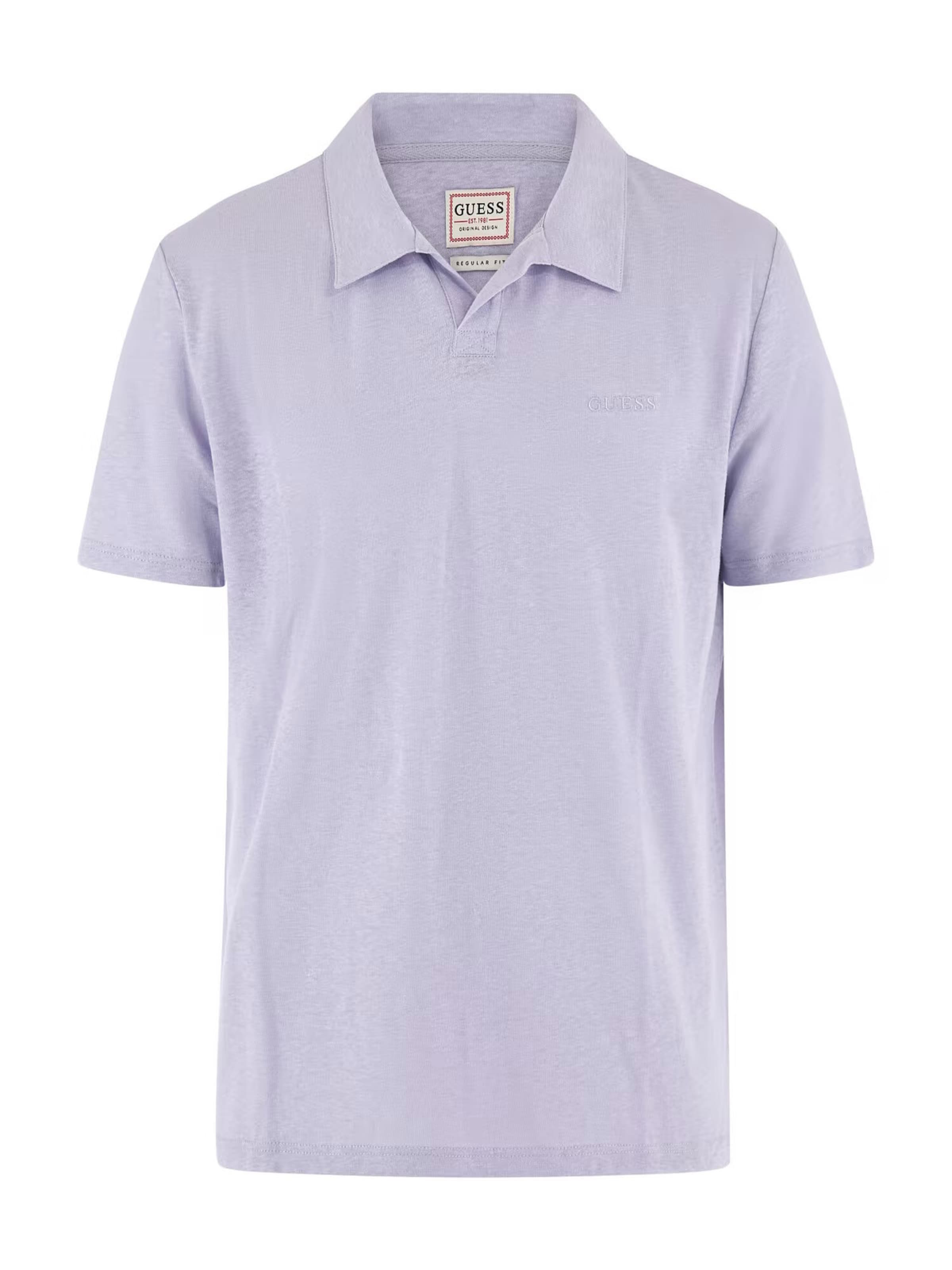 GUESS Poloshirt 'Embro' in Lila: Vorderseite