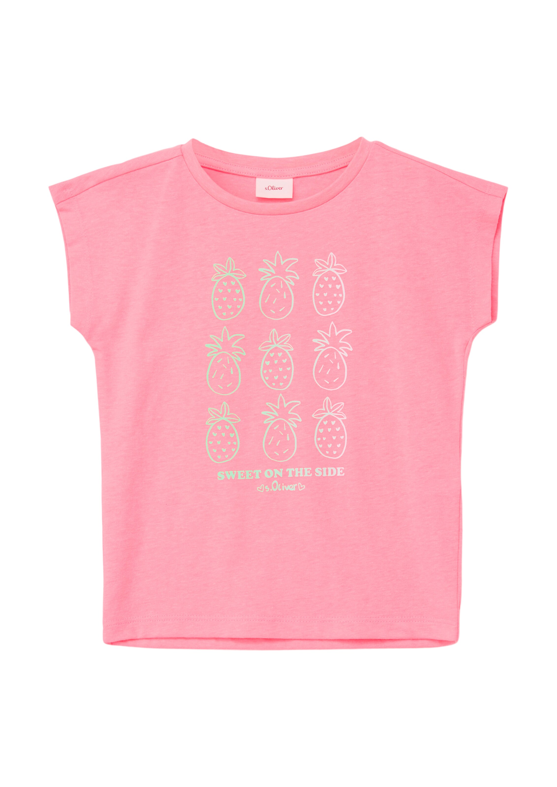 s.Oliver Shirt in Roze: voorkant