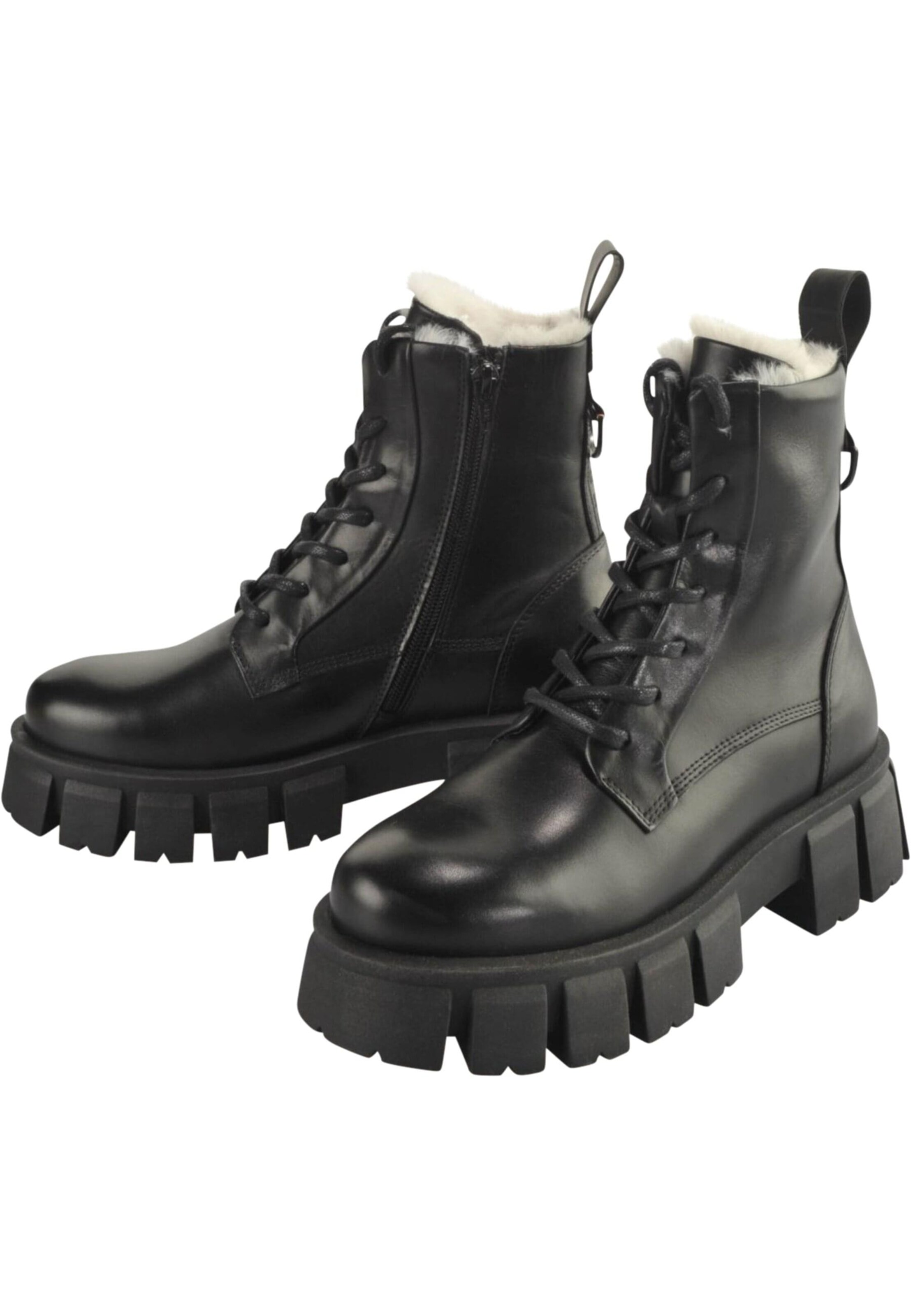 BUFFALO Lace-up bootie 'Escape' in Black