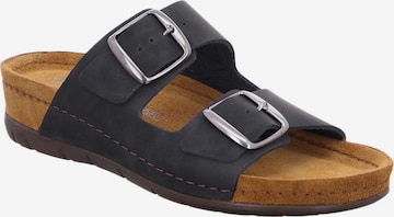 ROHDE Pantolette 'Rodigo' in Schwarz: Vorderseite