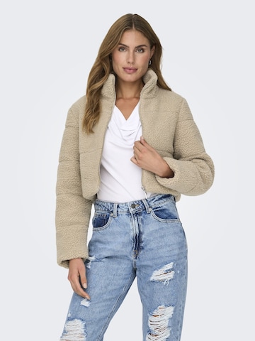 ONLY Between-season jacket in Beige: front