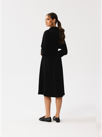 Stylove - Vestido camisero en negro