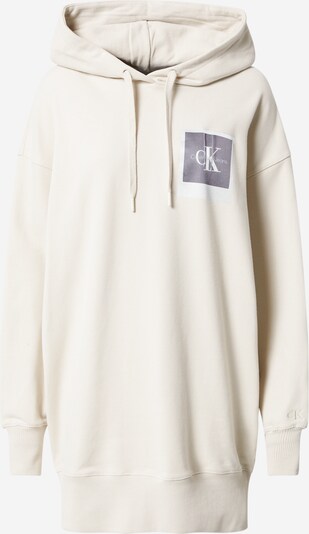 Calvin Klein Jeans Sweatshirt i mørkegrå / eggeskall, Produktvisning