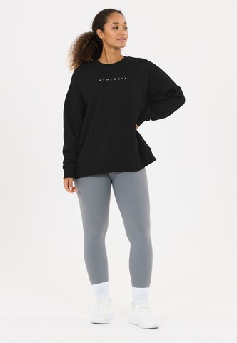 Athlecia Sportief sweatshirt 'Wasan' in Zwart