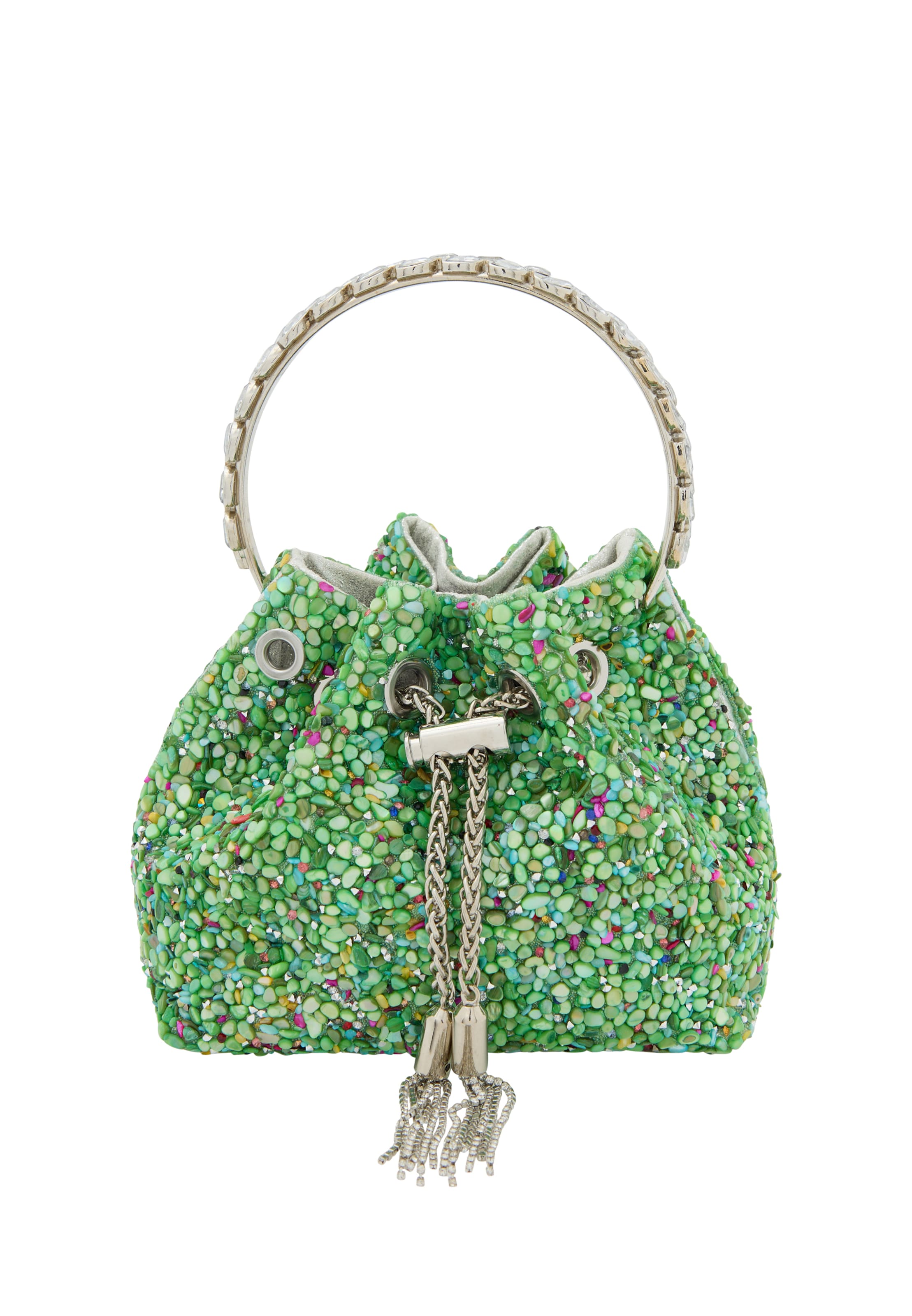 NAEMI - Mala de bolsa em verde: frente