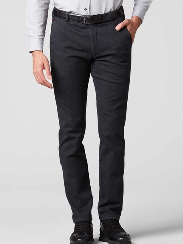MEYER Regular Chino trousers in Grey: front