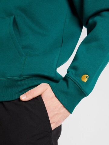 Carhartt WIP - Sudadera con cremallera en verde