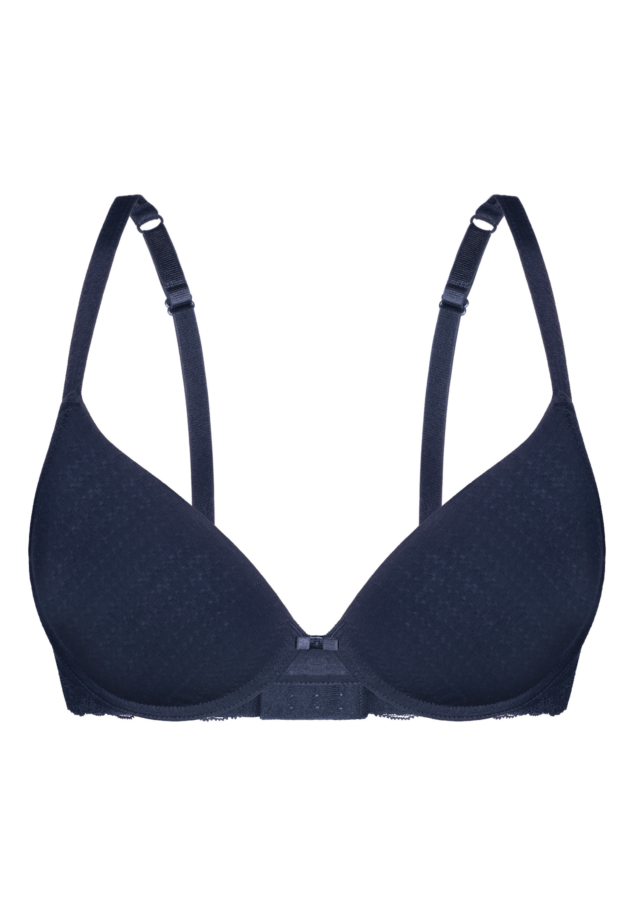 Soutien-gorge 'Bamboo Jacquard' sassa en bleu : devant