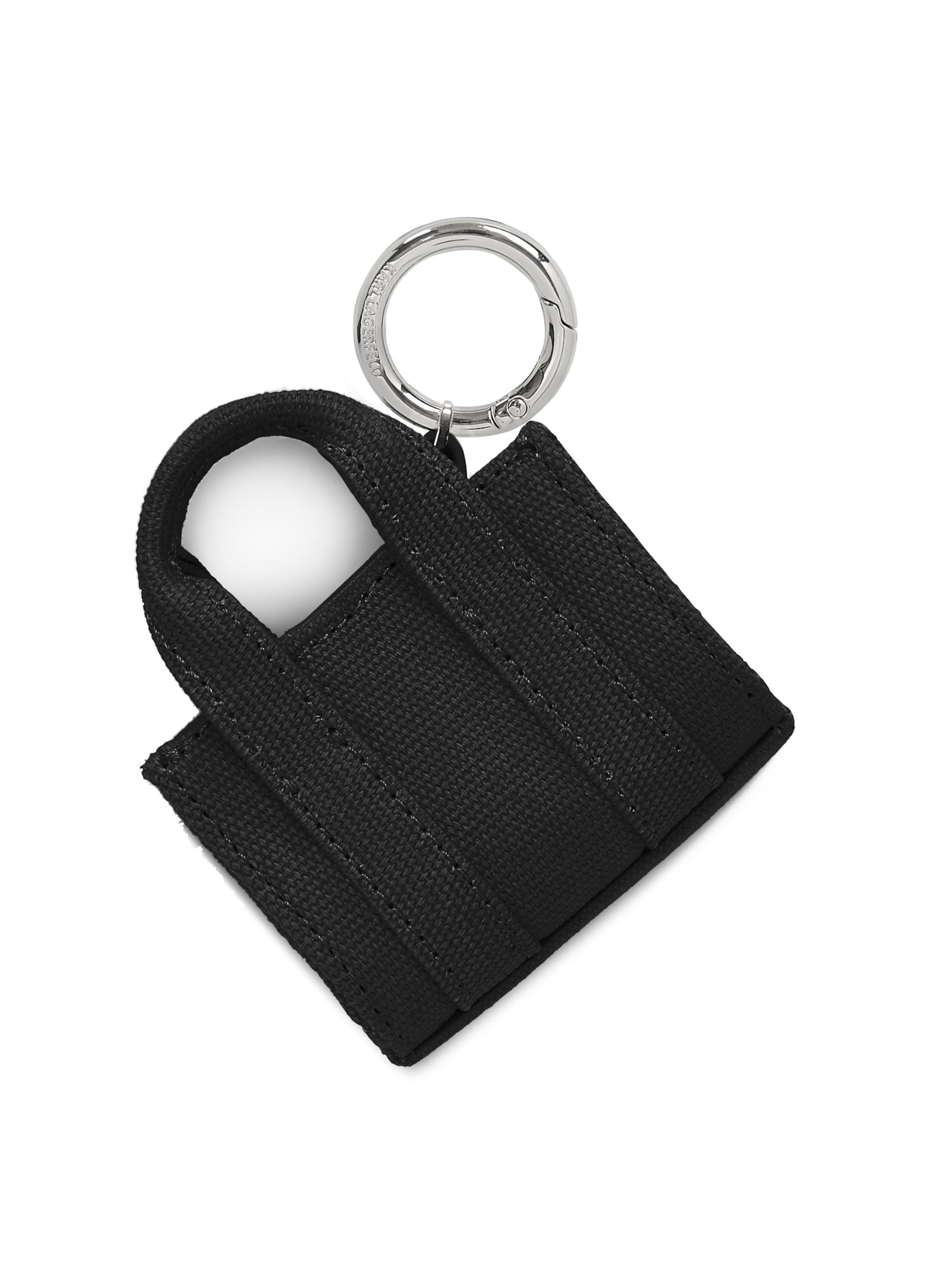 Karl Lagerfeld Obesek za ključe | črna barva