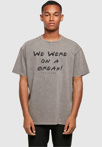 T-Shirt 'Friends - We Were On A Break' ABSOLUTE CULT en gris : devant