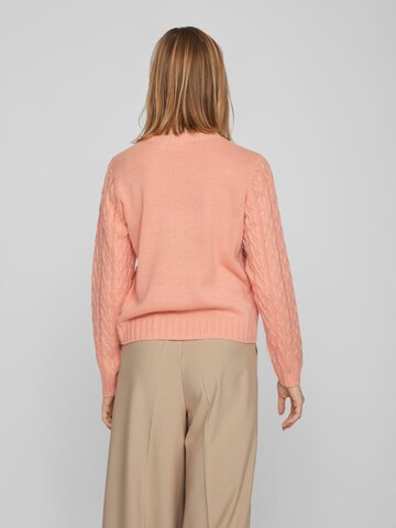 VILA Sweater 'Tridda' in Pink