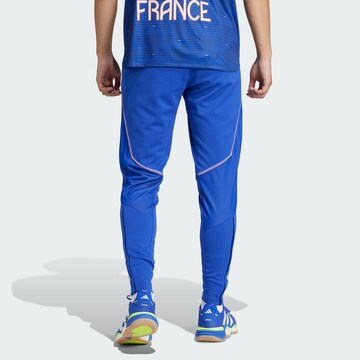 ADIDAS PERFORMANCE Slimfit Sportbroek in Blauw