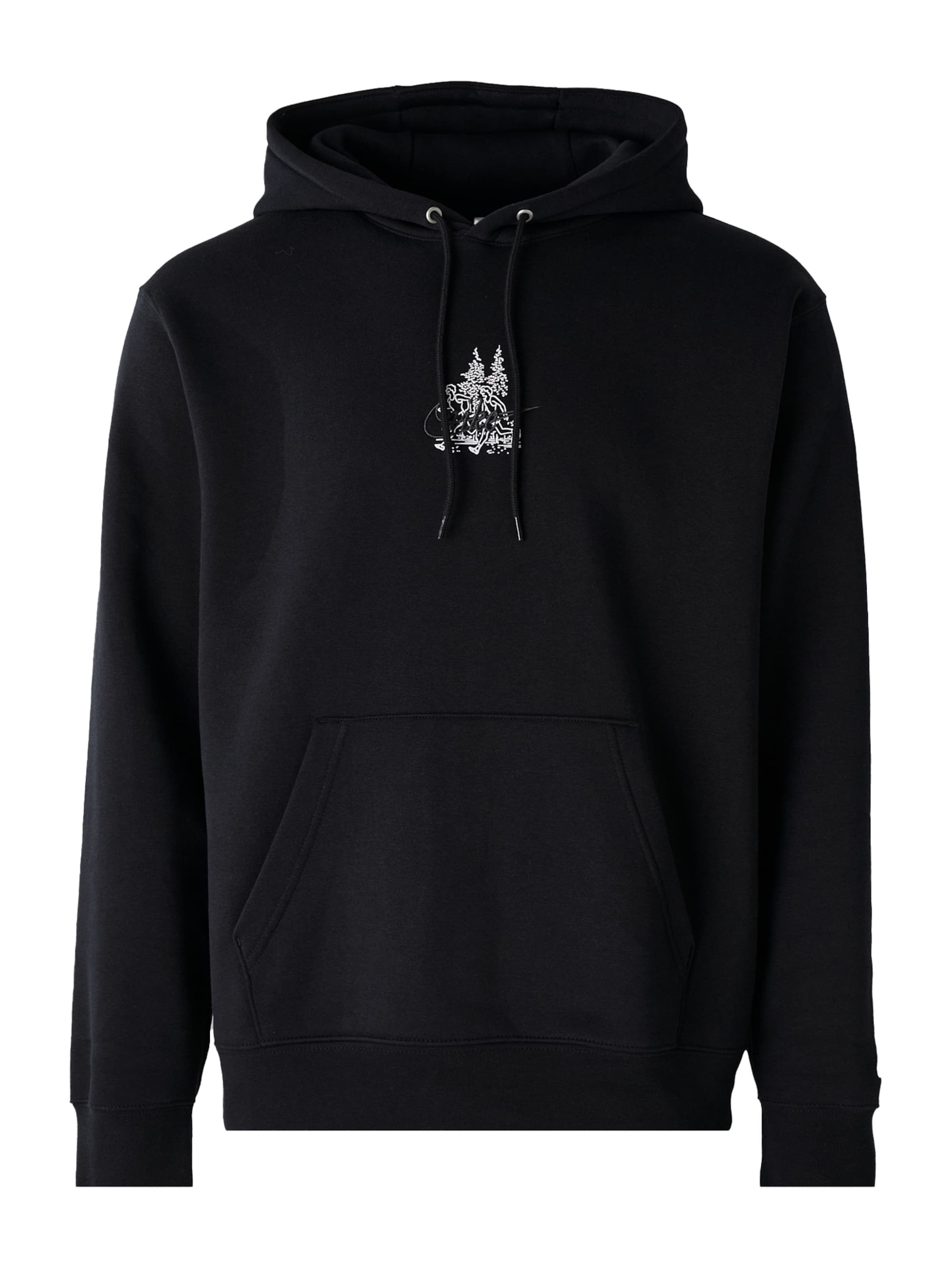 Nike Sportswear Sweatshirt 'CLUB' in Schwarz: Vorderseite