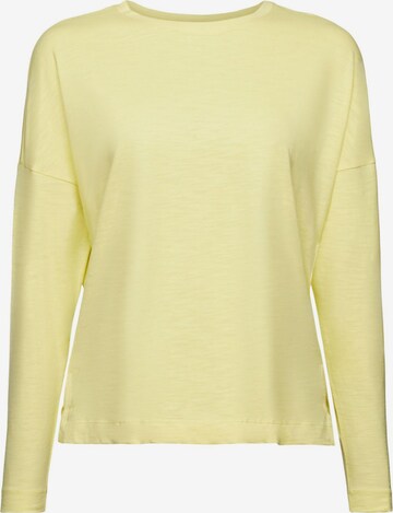 T-shirt ESPRIT en jaune : devant