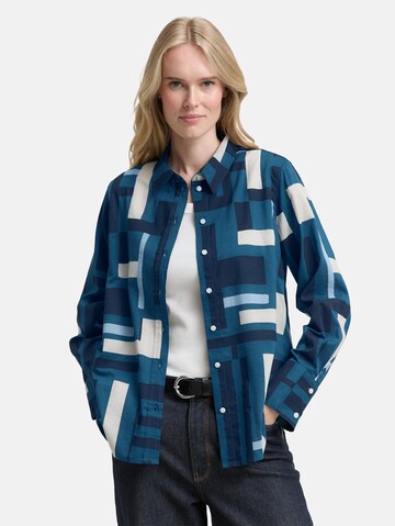 TOM TAILOR Blouse in Blauw: voorkant