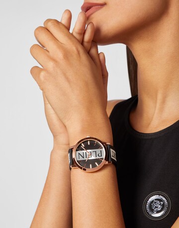 Plein Sport Analog watch ' LEGEND ' in Black: front