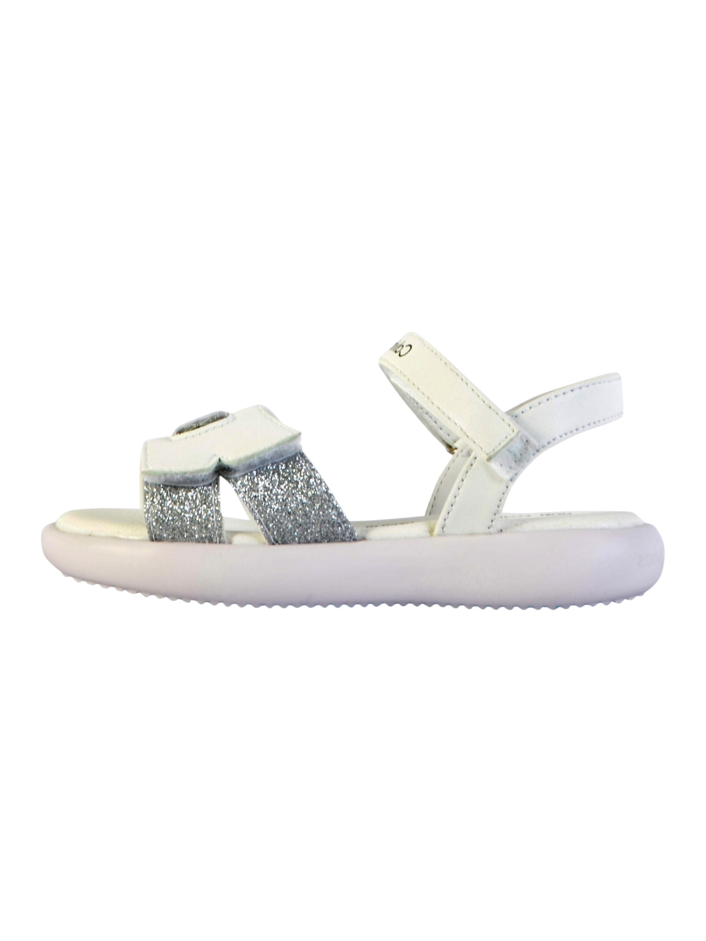 Sandales Calvin Klein en blanc : devant