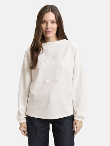 TOM TAILOR Shirt in White: front