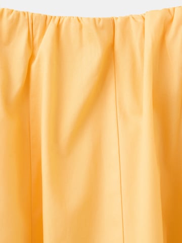 MANGO - Falda 'NEWCRETA' en amarillo