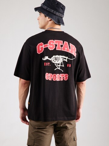 G-STAR Shirt in Zwart: voorkant