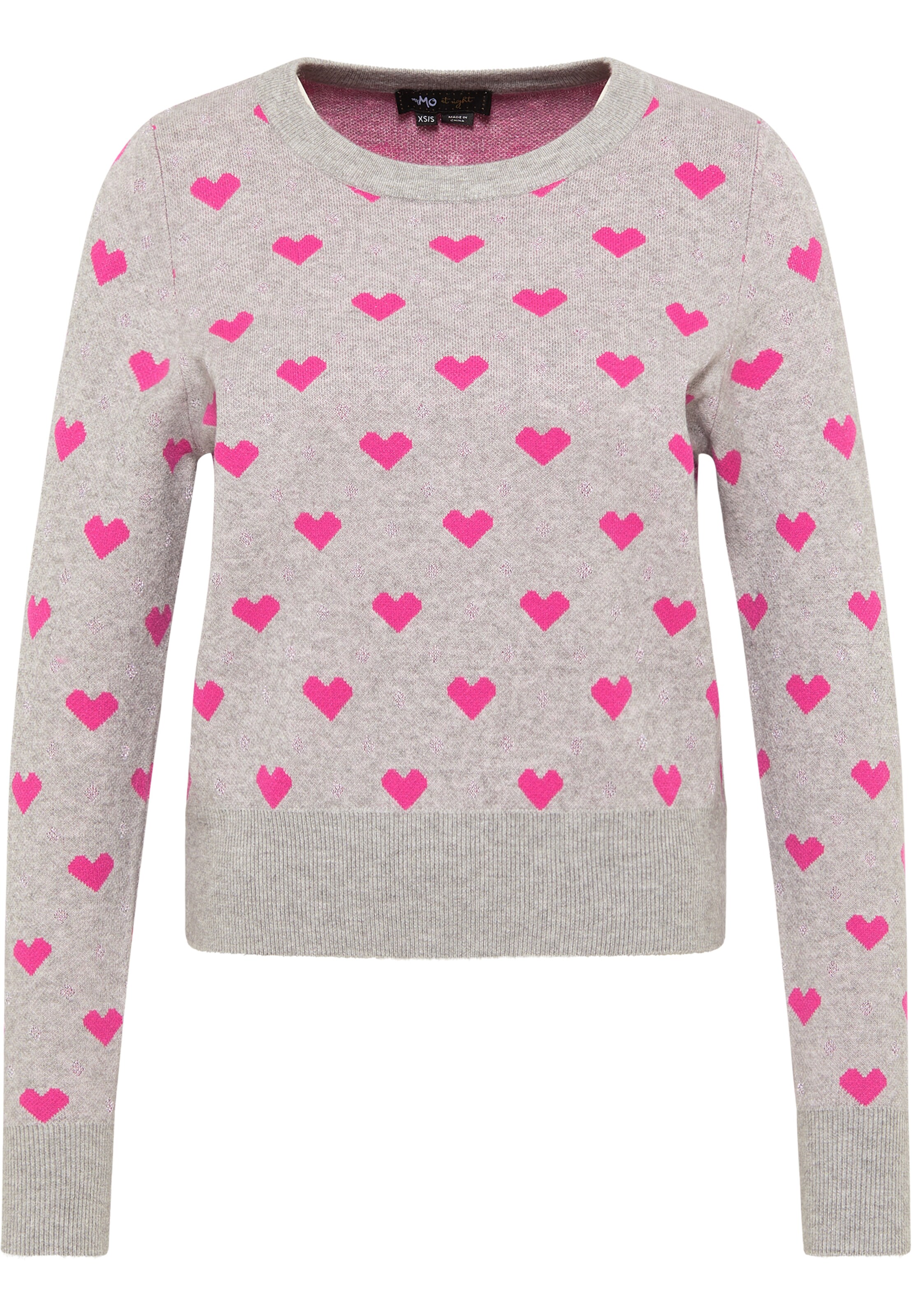 myMo at night Pulóver - szürke: elől