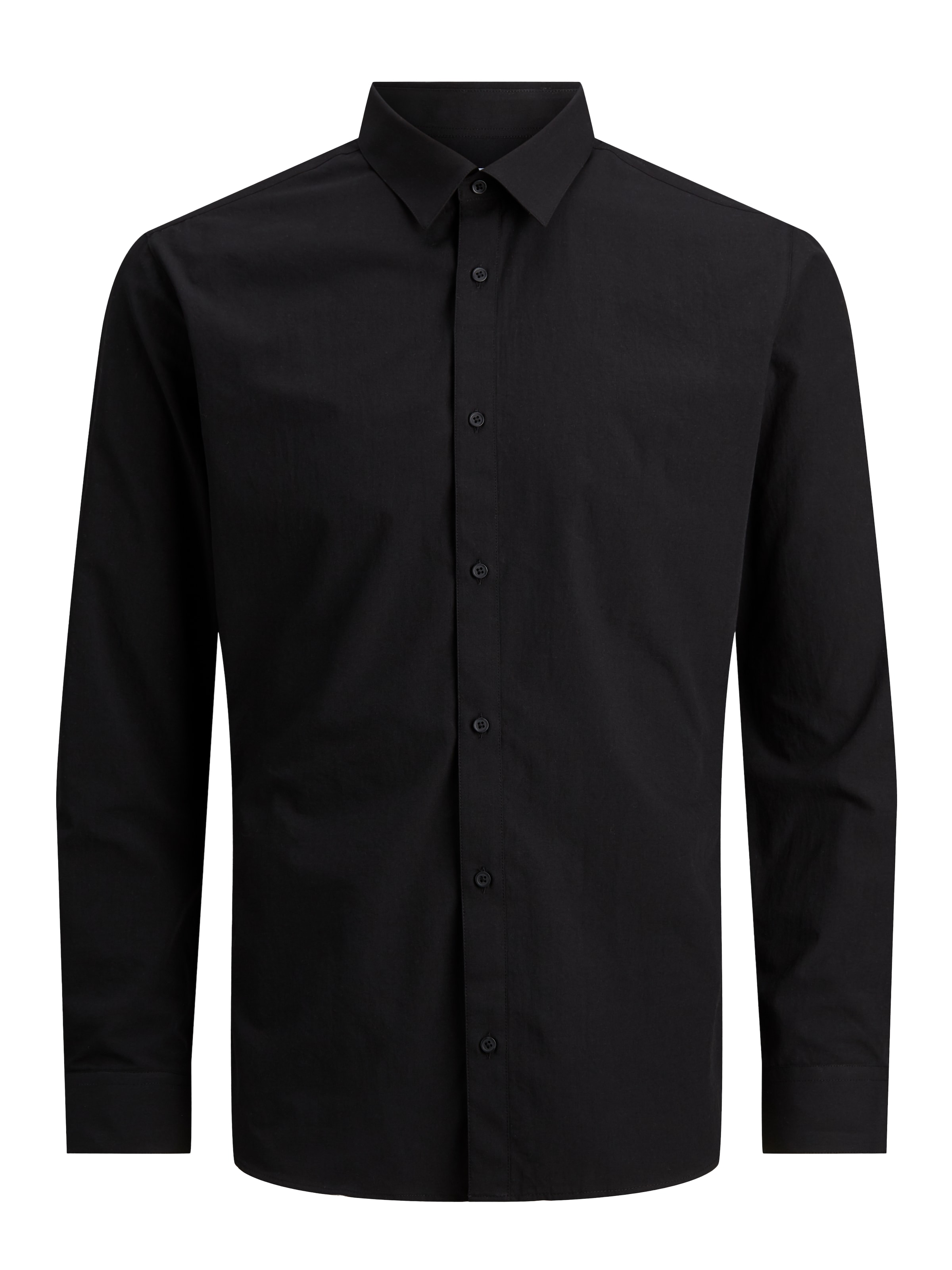 Jack & Jones Junior Button Up Shirt in 128 in Black, Item view