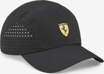 Casquette de sport 'Scuderia' PUMA en noir : devant