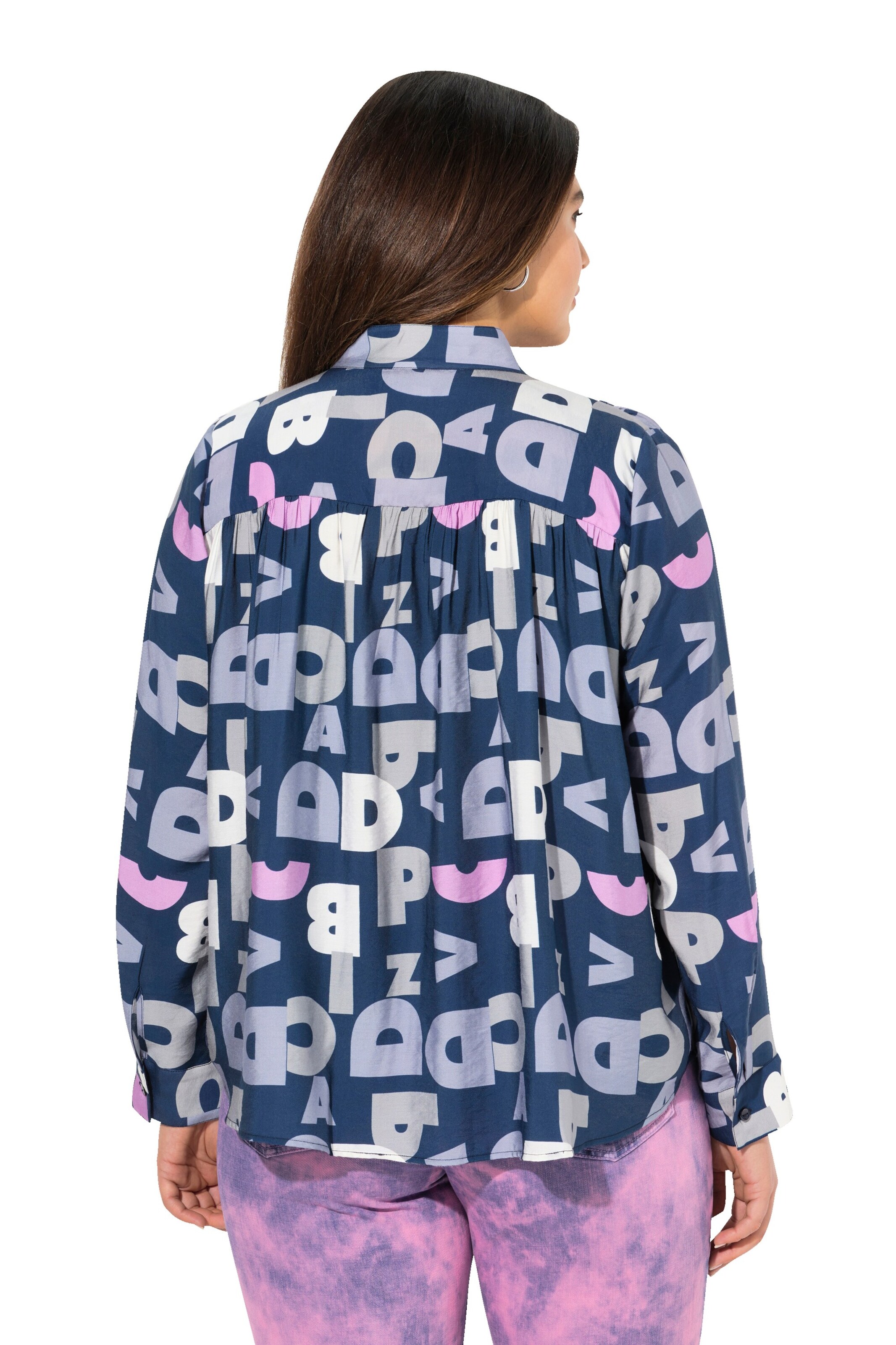 Ulla Popken Bluse in Blau