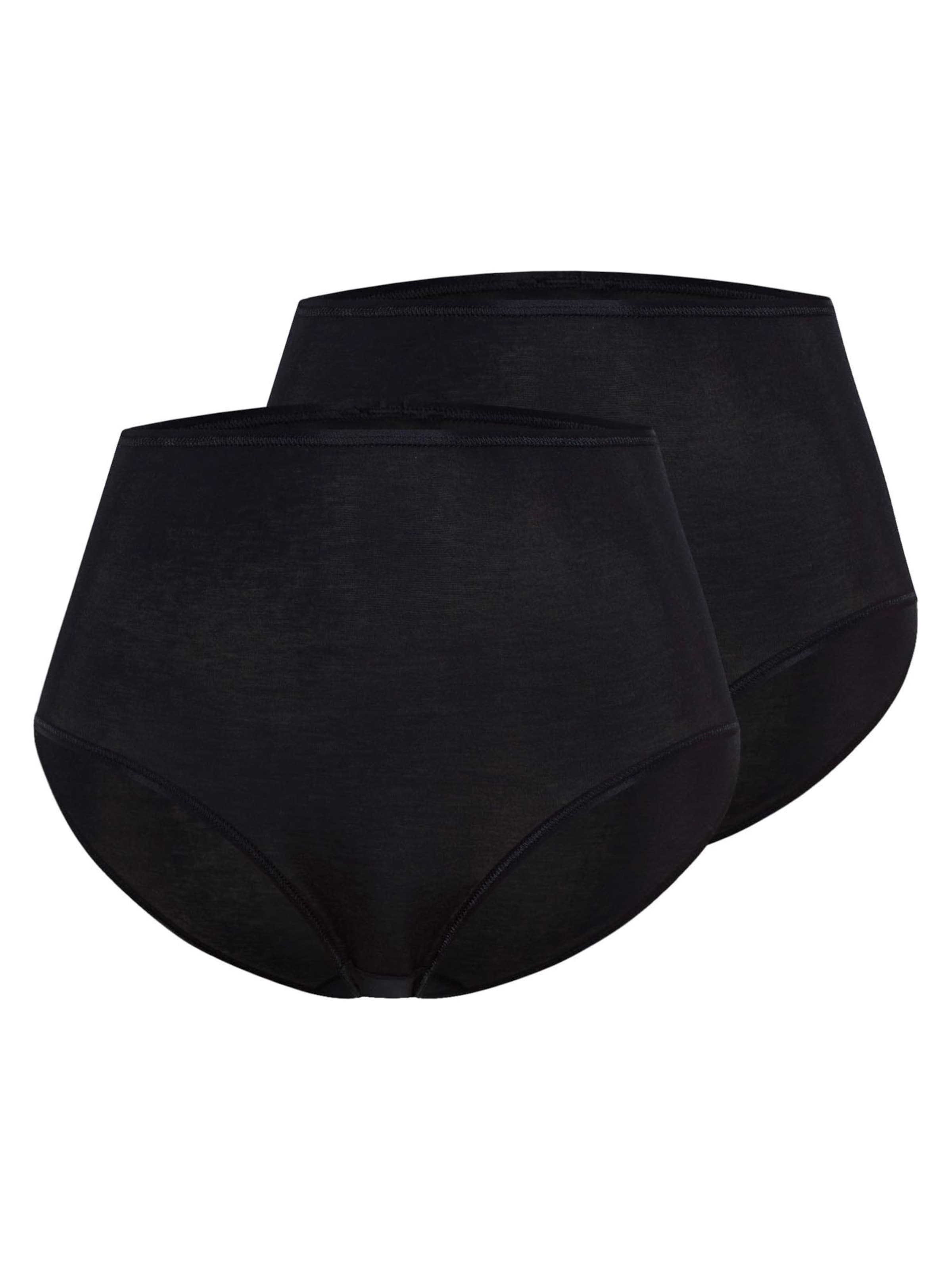 Hanro Panty 'Cotton Seamless' in Black: front