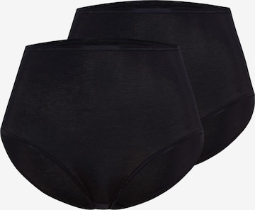 Hanro Panty 'Cotton Seamless' in Black: front