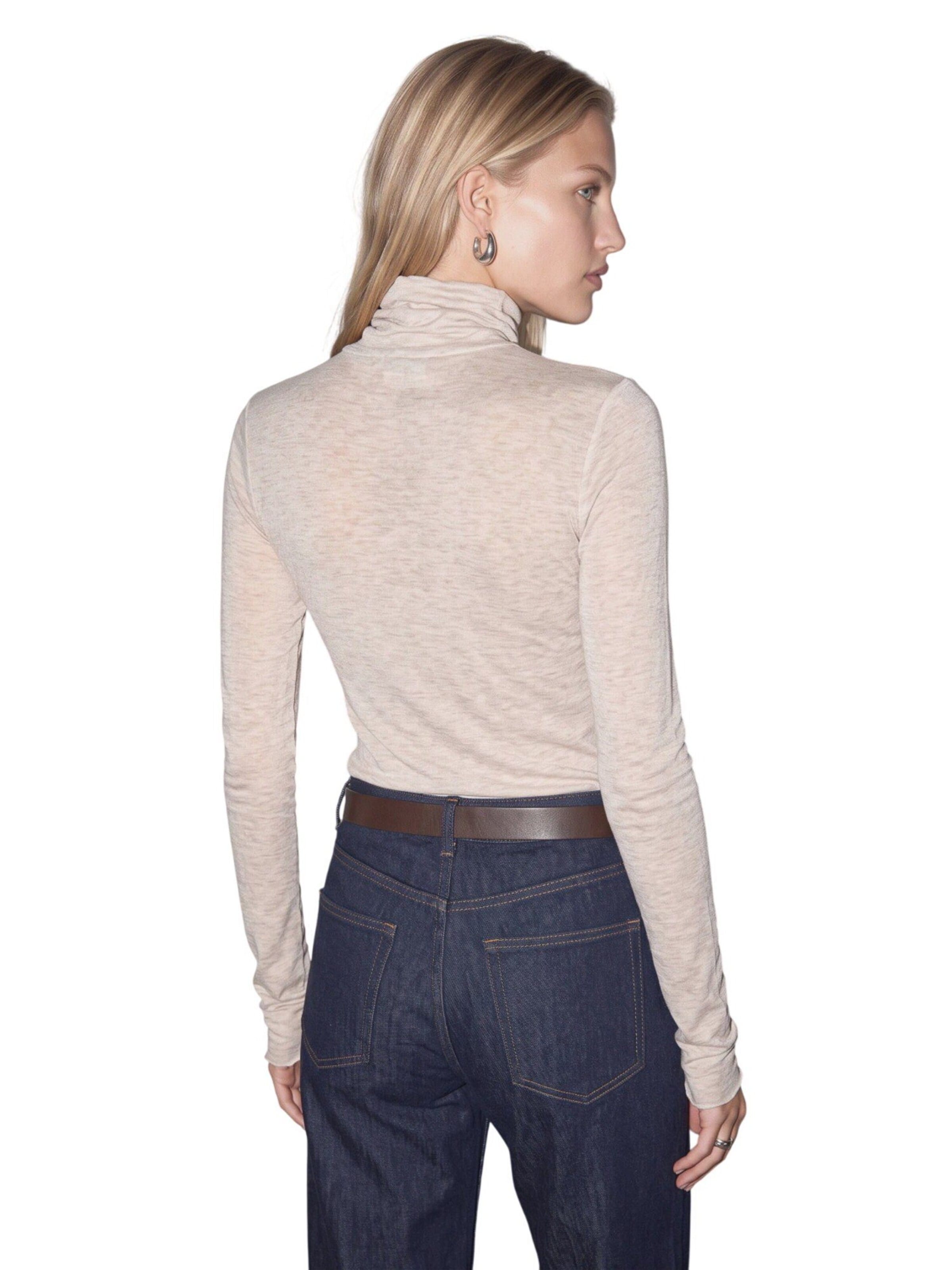 No Matter What Blouse in Beige