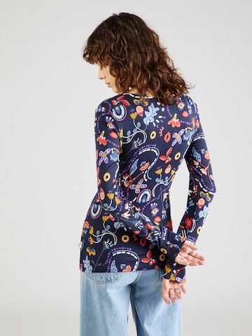 Blutsgeschwister Shirt 'Hot Knot' in Blau